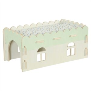 Zolux knaaghuis Cosy konijn uitbreiding hout 45 x 25 x 20 cm - Afbeelding 1