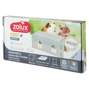 Zolux knaaghuis Cosy cavia uitbreiding hout 38 x 21 x 16,5 cm - Afbeelding 7