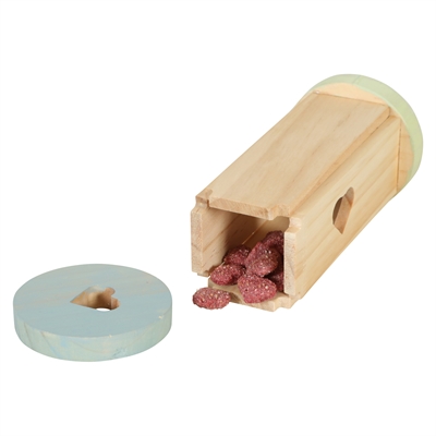 Zolux snack roller Cosy van hout 12,5 x 6 x 6 cm – voor knaagdieren