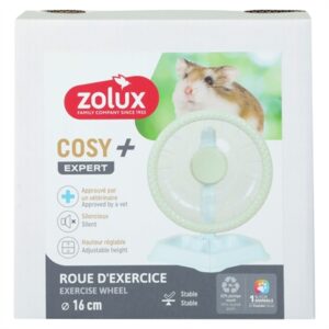 Zolux looprad Cosy geruisloos op standaard 20,5 x 16,5 x 13 cm - Afbeelding 7