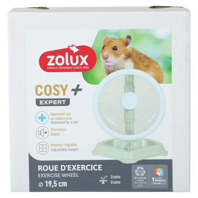 Zolux looprad Cosy geruisloos op standaard 27,5 x 22 x 16 cm