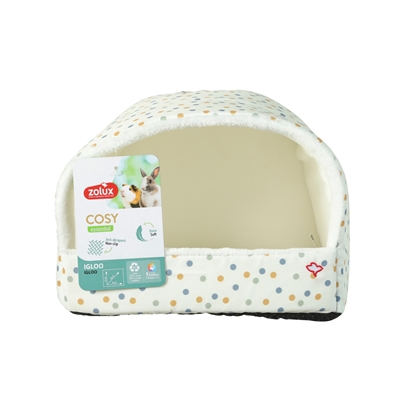 Zolux iglo Cosy gestipt 28,5 x 22,5 x 21 cm – voor konijn en cavia
