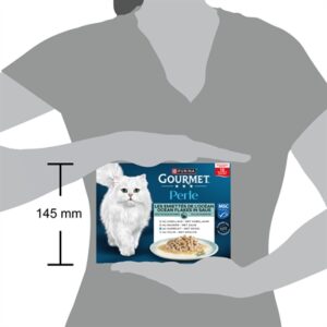 Gourmet Perle kattenvoer Ocean Flakes in saus vismix 12 x 85 g - Afbeelding 5