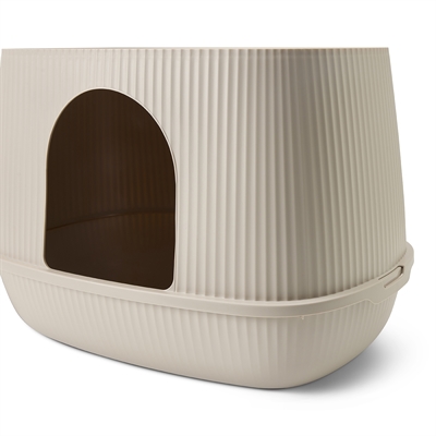 Savic kattenbak Moona mokka 57 x 39 x 39 cm – gesloten, lage instap