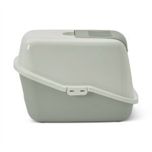 Savic kattenbak Nestor mintgroen 56 x 39 x 38,5 cm – klapdeur en geurfilter - Afbeelding 4