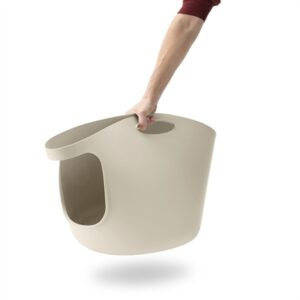 Savic kattenbak Flex-A-Loo mokka 48,5 x 48,5 x 39 cm – lage instap - Afbeelding 5