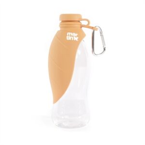 Martin drinkfles met siliconen drinkbak oranje 500 ml - Afbeelding 1
