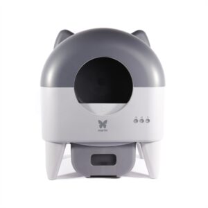 Martin automatische kattenbak met licht grijs/antraciet 55 x 50 x 66 cm - Afbeelding 1