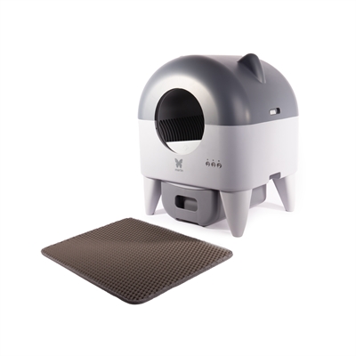 Martin automatische kattenbak met licht grijs/antraciet 55 x 50 x 66 cm