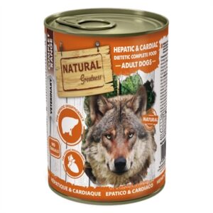 Natural Greatness Veterinary Diet hondenvoer Hepatic/Cardiac 400 g - Afbeelding 1