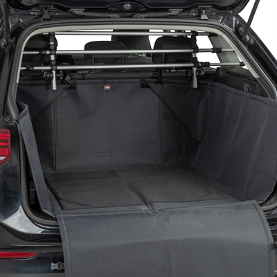 Trixie kofferbakdeken met hoge zijdelen zwart 164 x 125 cm – antislip
