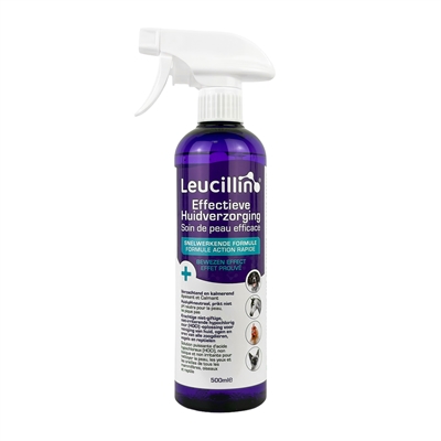 Leucillin spray 500 ml – reinigt huid, oren en ogen
