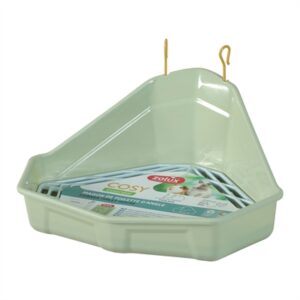 Zolux hoektoilet voor knaagdieren groen 41,5 x 34,5 x 19 cm - Afbeelding 4