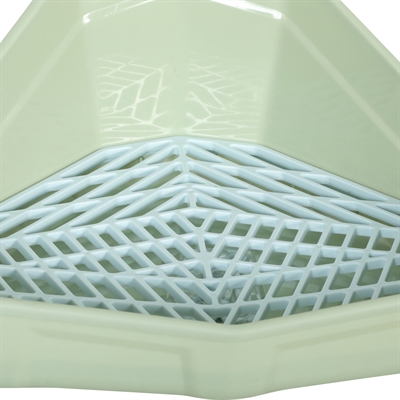 Zolux hoektoilet voor knaagdieren groen 41,5 x 34,5 x 19 cm