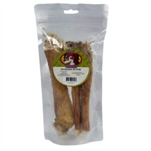 Petsnack konijnenjas 2 stuks – kauwsnack van konijnenhuid met haar - Afbeelding 4