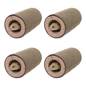 Rosewood Shred-a-Log speeltunnel hamster gevlochten – multipack 4 stuks - Afbeelding 1