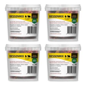 Utopia bessenmix knaagdieren 65 g – met goji en vlierbes, multipack 4 stuks - Afbeelding 1