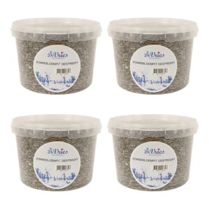 De Vries zonnebloempitten gestreept 1,3 kg – vogelvoer, multipack 4 stuks - Afbeelding 1