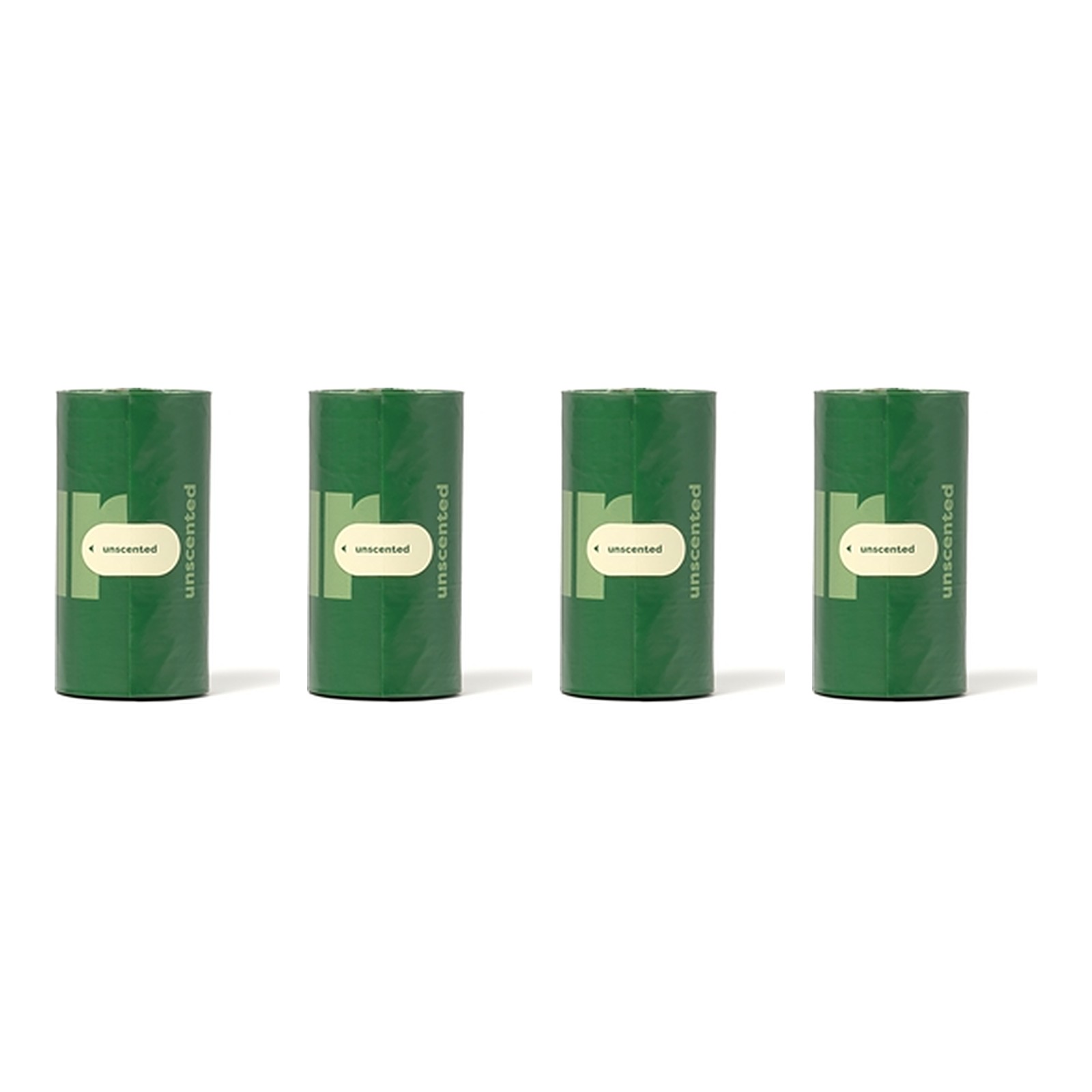 Earth Rated poepzakjes geurloos 21 rollen van 15 – 4 stuks, navulling display (multipack) - Afbeelding 1