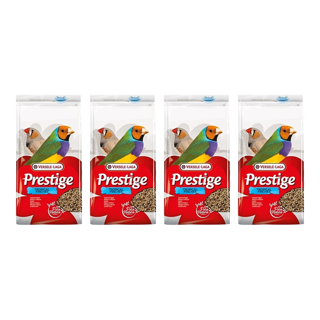 Versele-Laga Prestige vogelvoer tropische vogels 1 kg – multipack 4 stuks