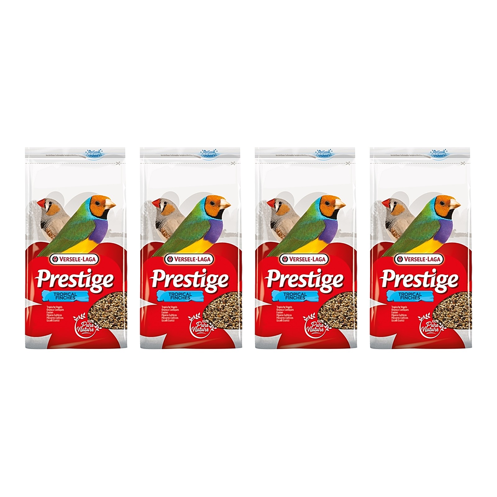 Versele-Laga Prestige vogelvoer tropische vogels 1 kg – multipack 4 stuks - Afbeelding 1