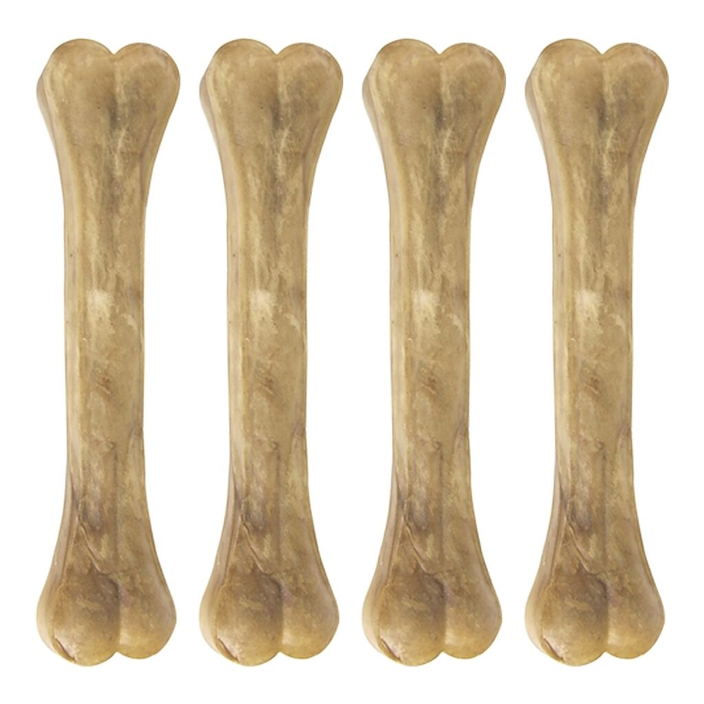 Petsnack geperst bot buffelhuid 10 inch (25,5 cm) – multipack 4 x 4 stuks