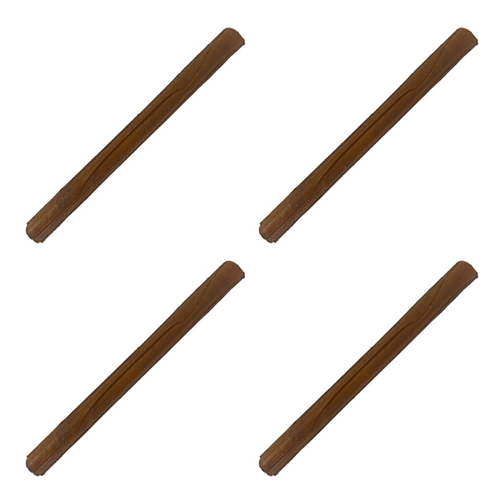 Petsnack geperste staaf gerookt 10 inch – 4 stuks, buffelhuid, 5 stuks (multipack)
