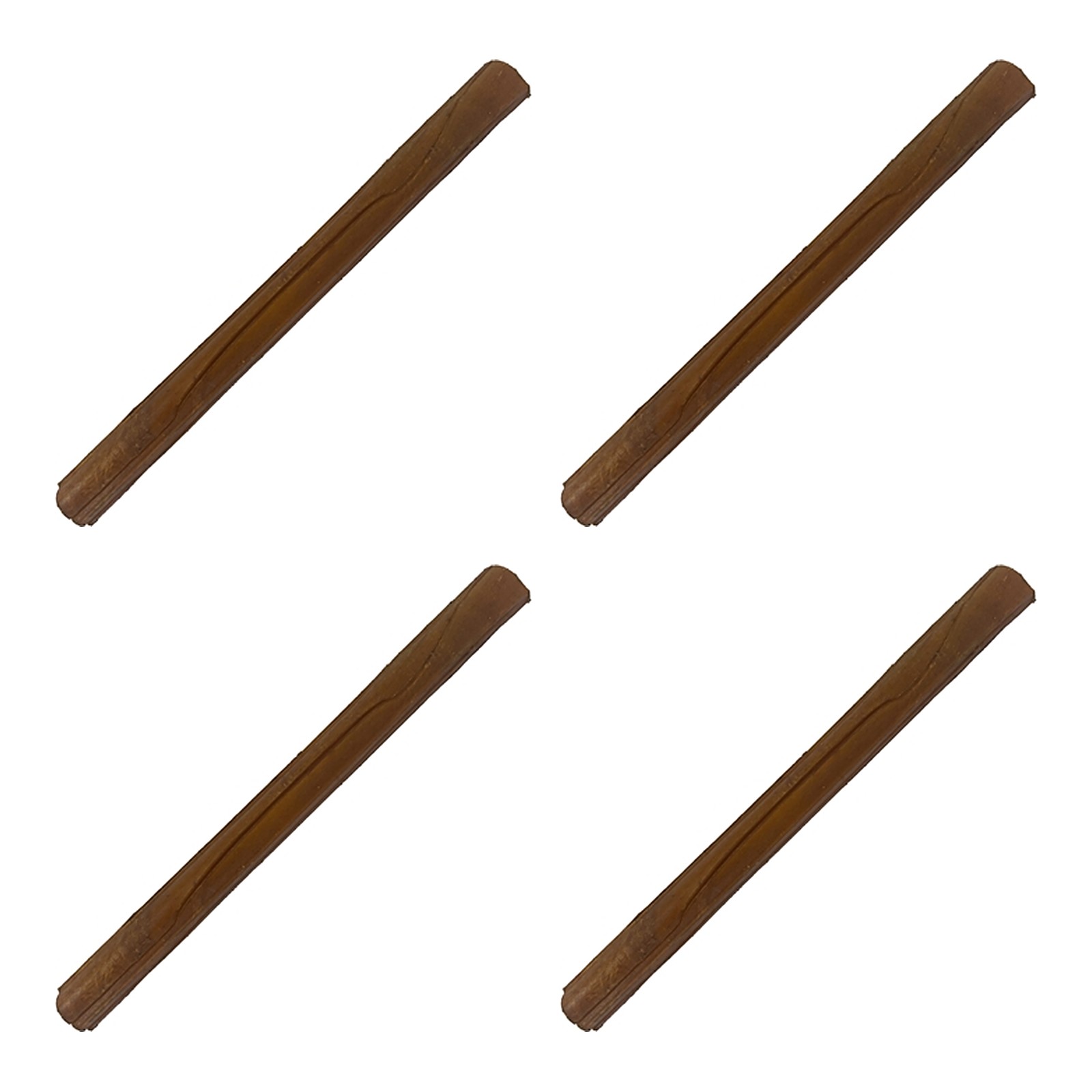 Petsnack geperste staaf gerookt 10 inch – 4 stuks, buffelhuid, 5 stuks (multipack) - Afbeelding 1