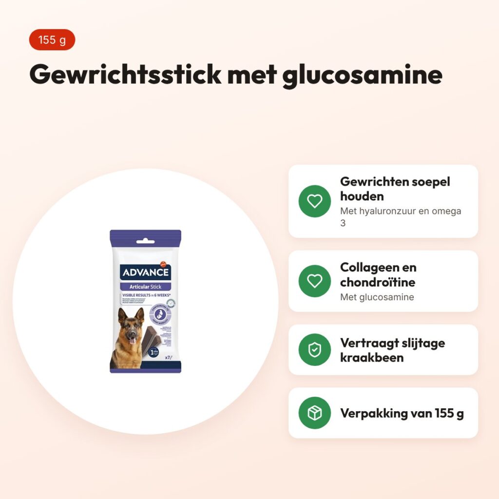 Advance Articular Stick hondensnack 155 g – voor de gewrichten – voordelen