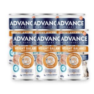 Advance Veterinary Diet hondenvoer Weight Balance Medium/Maxi 6 x 400 g