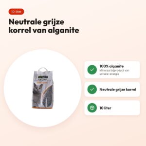 Agriselect Basic Grey kattenbakvulling alganite 10 liter – voordelen