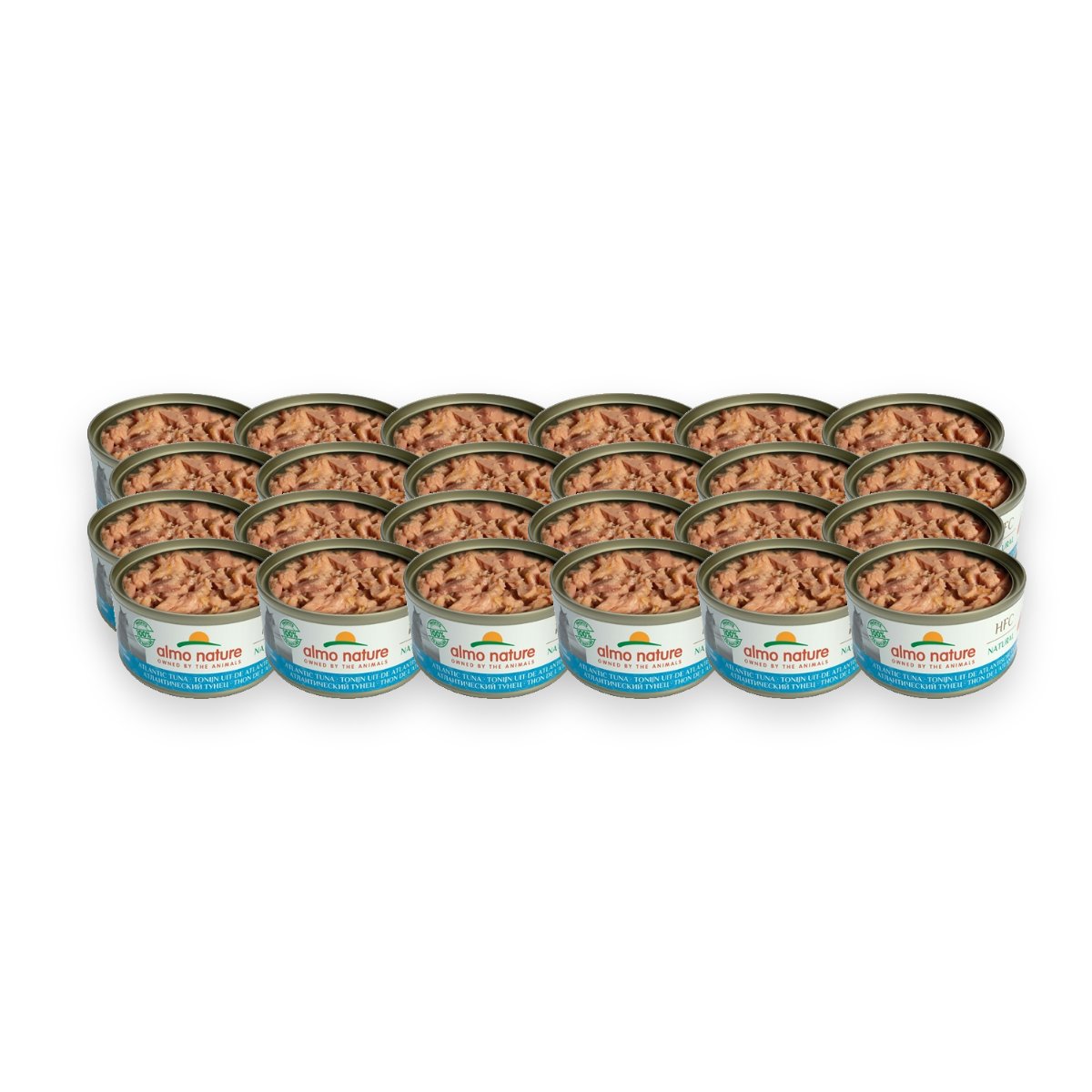 Almo Nature Cat natvoer Atlantic tonijn 24 x 70 g