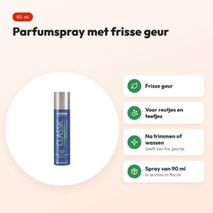 Artero Classic parfumspray 90 ml – frisse geur voor honden – voordelen