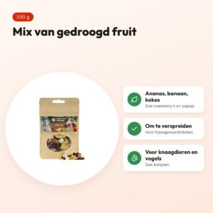 Back Zoo Nature fruit mix 200 g – gedroogd fruit – voordelen