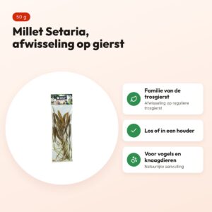 Back Zoo Nature millet Setaria Italica 50 g – natuurlijke aanvulling – voordelen