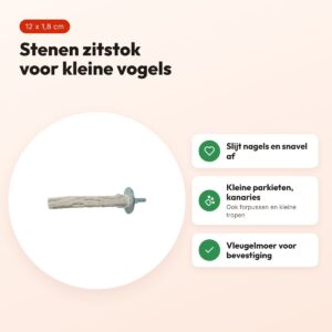 Back Zoo Nature zitstok Super Stone Perch 12 x 1,8 cm – voordelen