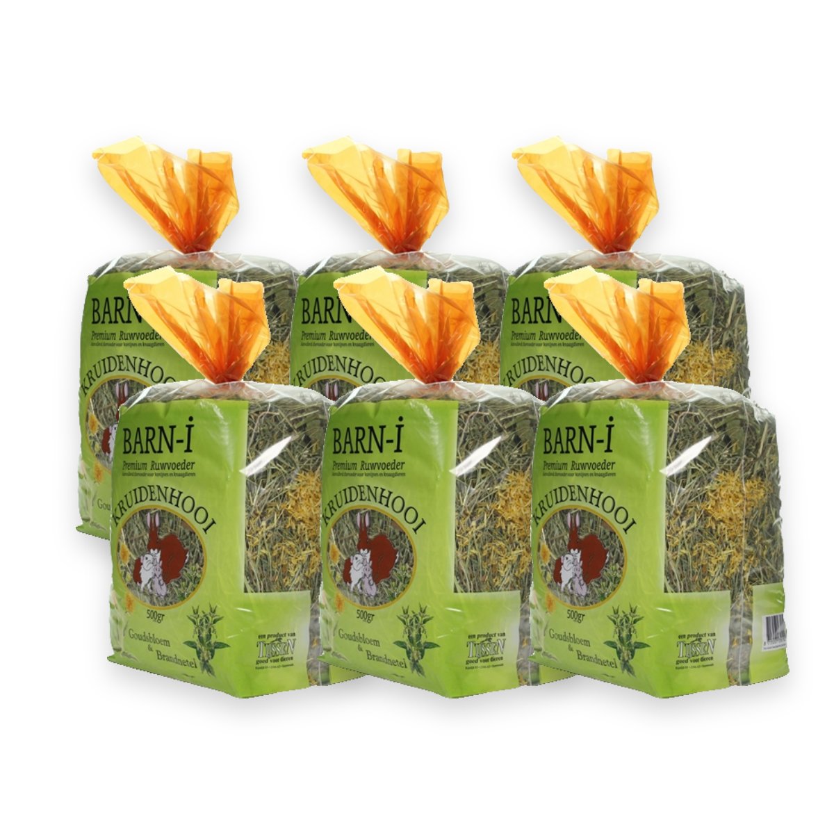 Barn-I kruidenhooi goudsbloem en brandnetel 6 x 500 g – verpakking
