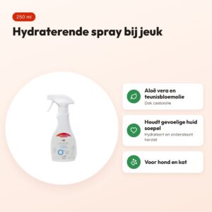 Beaphar spray bij jeuk voor hond en kat 250 ml – hydraterend – voordelen