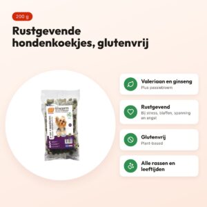 BF Petfood 3 in 1 hondenkoekjes Blaf & Relax mini 200 g – glutenvrij – voordelen