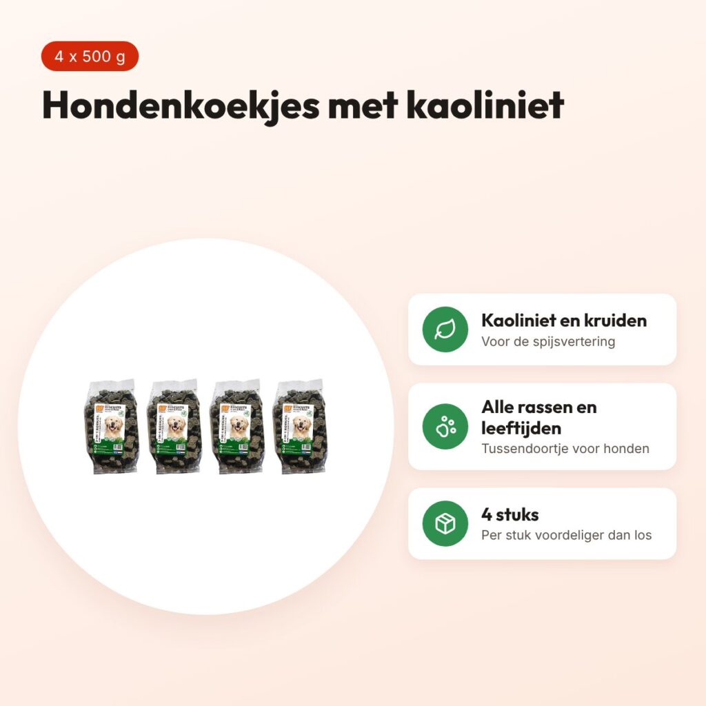 BF Petfood 3-in-1 hondenmineralenkoekjes 500 g – multipack 4 stuks – voordelen