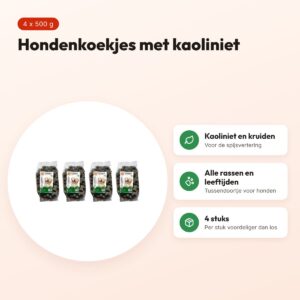 BF Petfood 3-in-1 hondenmineralenkoekjes 500 g – multipack 4 stuks – voordelen