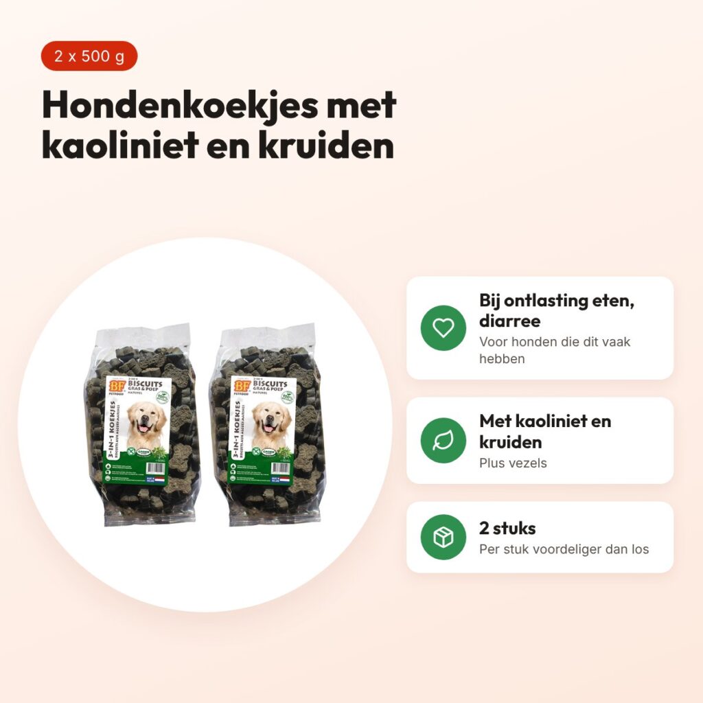 BF Petfood hondenkoekjes 3-in-1 mineralen 500 g – multipack 2 stuks – voordelen