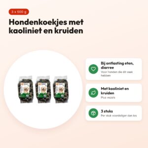 BF Petfood hondenkoekjes 3-in-1 mineralen 500 g – multipack 3 stuks – voordelen