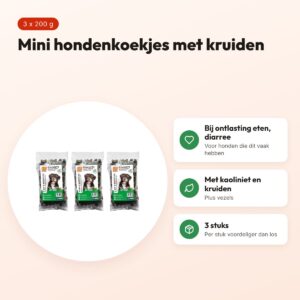 BF Petfood hondenkoekjes 3-in-1 mineralen mini 200 g – multipack 3 stuks – voordelen
