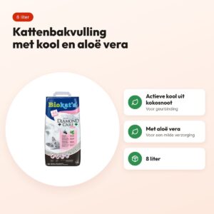 Biokat's Diamond Care Fresh kattenbakvulling actieve kool 8 liter – voordelen