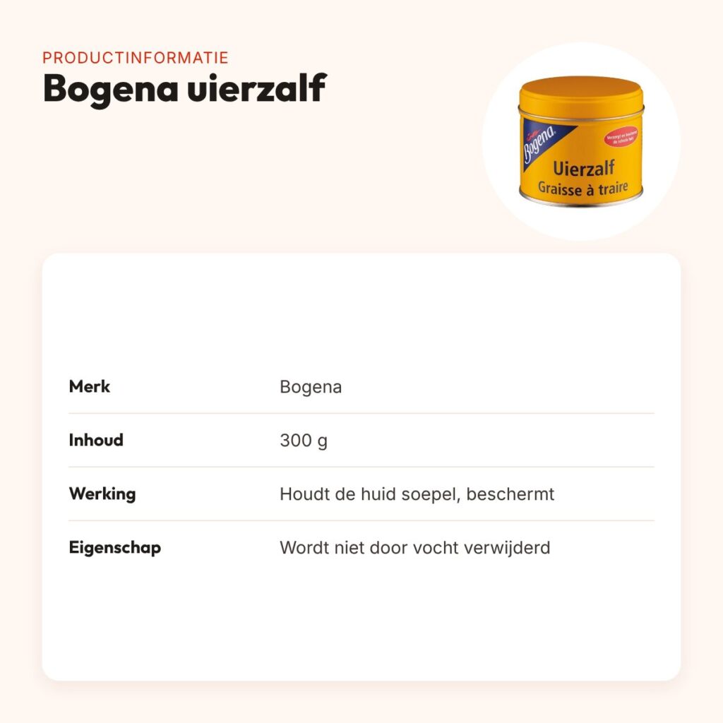 Bogena uierzalf 300 g – beschermt de huid tegen weersinvloeden – productinformatie