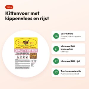 Budget Premium kittenvoer Quality Kitten 15 kg – kippenvlees – voordelen