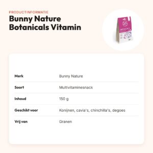 Bunny Nature Botanicals Vitamin multivitaminesnack 150 g – zonder granen – productinformatie