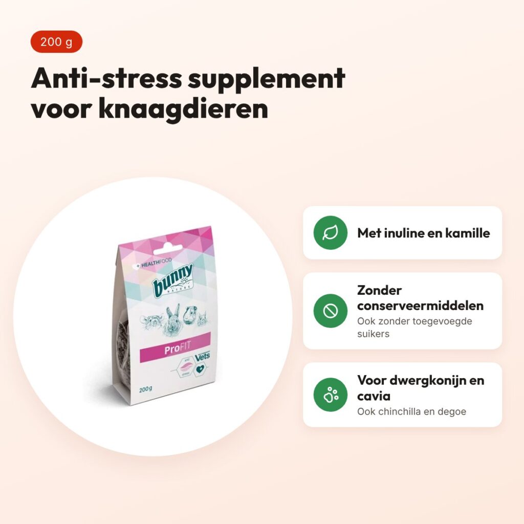 Bunny Nature Healthfood Profit 200 g – anti-stress supplement – voordelen