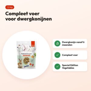 Bunny Nature Konijnendroom Special Edition Vegetables 1,5 kg – voordelen